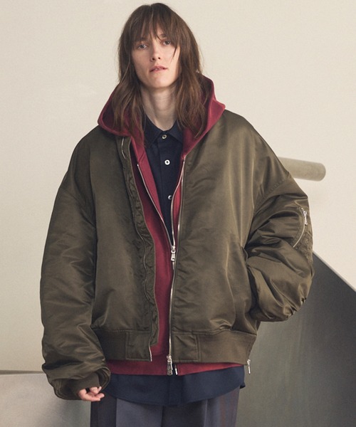 UNISEX》Prime-Over Nylon MA-1 Bomber Jacket/プライムオーバー