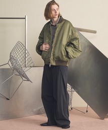 MAISON SPECIAL（メゾンスペシャル）の「《UNISEX》Prime-Over Nylon MA-1 Bomber Jacket プライムオーバーナイロンMA-1ボンバージャケット【MAISON SPECIAL メゾンスペシャル】（MA-1）」