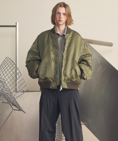 UNISEX》Prime-Over Nylon MA-1 Bomber Jacket/プライムオーバー