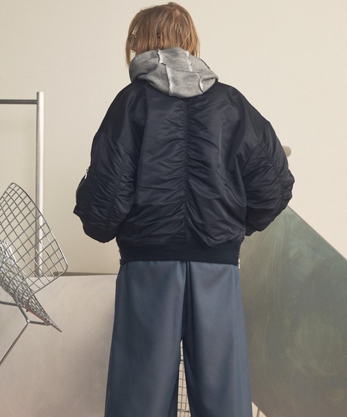 UNISEX》Prime-Over Nylon MA-1 Bomber Jacket/プライムオーバー