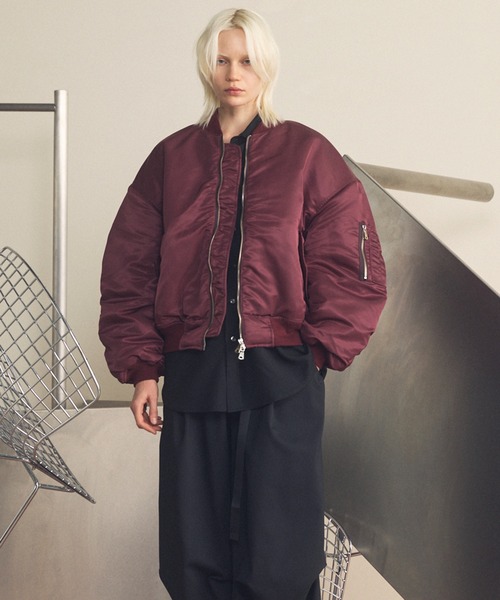 UNISEX》Prime-Over Nylon MA-1 Bomber Jacket/プライムオーバー