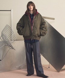 MAISON SPECIAL（メゾンスペシャル）の「《UNISEX》Prime-Over Nylon MA-1 Bomber Jacket/プライムオーバーナイロンMA-1ボンバージャケット【MAISON SPECIAL/メゾンスペシャル】（MA-1）」