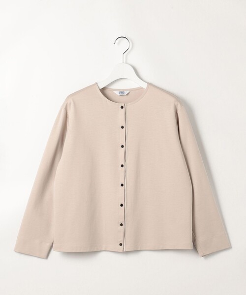 J.PRESS Ladies(J.プレス レディス)の「【冷房対策に】40Gポンチ クルーネック カーディガン(Tシャツ/カットソー・レディース・ネイビー系/ベージュ系/グレー系・SMALL)」の11枚目の写真