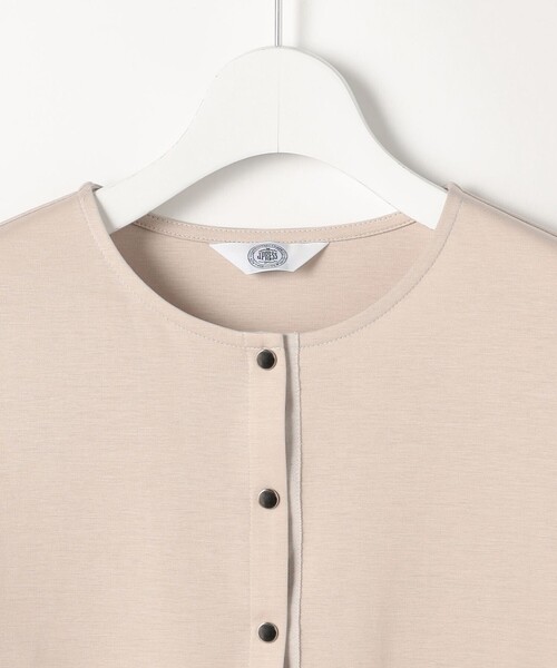 J.PRESS Ladies(J.プレス レディス)の「【冷房対策に】40Gポンチ クルーネック カーディガン(Tシャツ/カットソー・レディース・ネイビー系/ベージュ系/グレー系・SMALL)」の13枚目の写真