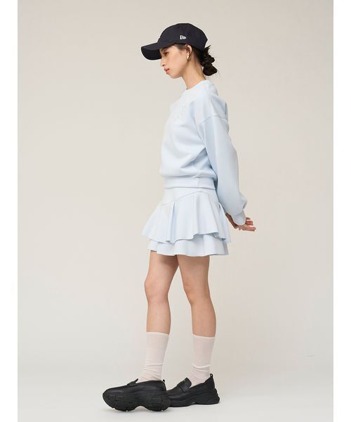 SNIDEL（スナイデル）の「ボンディングロゴスウェットプルオーバー（スウェット・レディース・ホワイト/グレー/ライトブルー・F）」の16枚目の写真