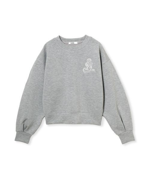 SNIDEL（スナイデル）の「ボンディングロゴスウェットプルオーバー（スウェット・レディース・ホワイト/グレー/ライトブルー・F）」の17枚目の写真