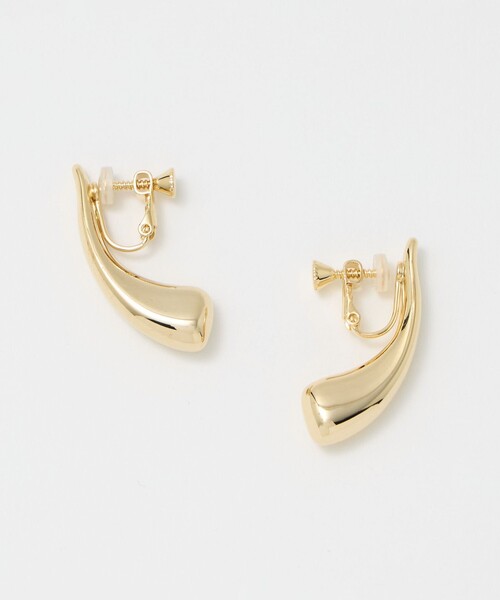 green label relaxing(グリーンレーベルリラクシング)の「ドロップバー イヤリング(イヤリング・レディース・ゴールド/シルバー・FREE)」の7枚目の写真