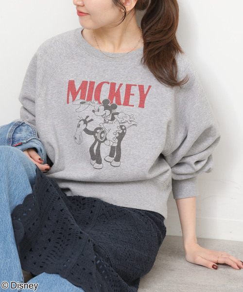 26SS新作］別注【GOOD ROCK SPEED】＜MICKEY MOUSE＞スウェット