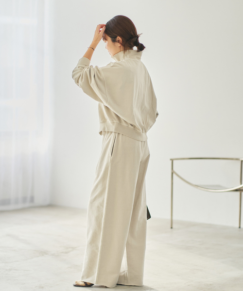 plage（プラージュ）の「《追加》JOHNBULL / ジョンブル 別注 SWEAT WIDE パンツ 2（スウェットパンツ・レディース・カーキ/アイボリー・38/36）」の17枚目の写真