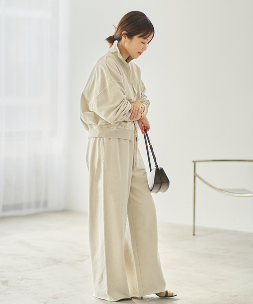 plage（プラージュ）の「《追加》JOHNBULL / ジョンブル 別注 SWEAT WIDE パンツ 2（スウェットパンツ・レディース・カーキ/アイボリー・38/36）」の18枚目の写真