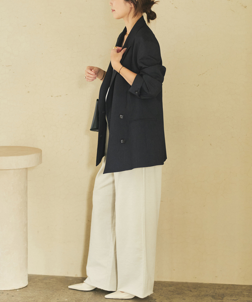 plage（プラージュ）の「《追加》JOHNBULL / ジョンブル 別注 SWEAT WIDE パンツ 2（スウェットパンツ・レディース・カーキ/アイボリー・38/36）」の21枚目の写真