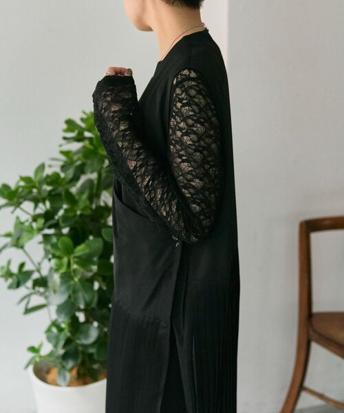 ear PAPILLONNER（イアパピヨネ）の「ベスト風ワンピース【SUM1 STYLE】（ワンピース・レディース・ブラック/ブラック系その他・FREE）」の11枚目の写真