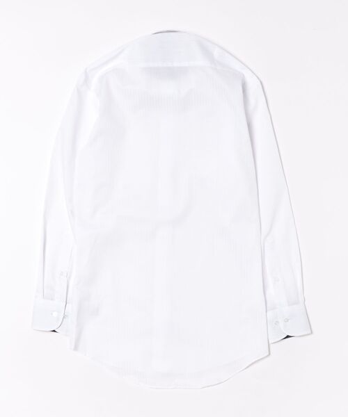 TOKYO SHIRTS(トウキョウシャツ)の「【超形態安定】 形態安定ノンアイロン ワイド 長袖ビジネスワイシャツ(ビジネスシャツ・メンズ・ホワイト・首回り37cm-裄丈84cm/首回り39cm-裄丈80cm/首回り39cm-裄丈84cm/首回り41cm-裄丈82cm/首回り41cm-裄丈86cm/首回り42cm-裄丈82cm/首回り42cm-裄丈86cm/首回り43cm-裄丈82cm/首回り43cm-裄丈86cm/首回り37cm-裄丈80cm)」の7枚目の写真