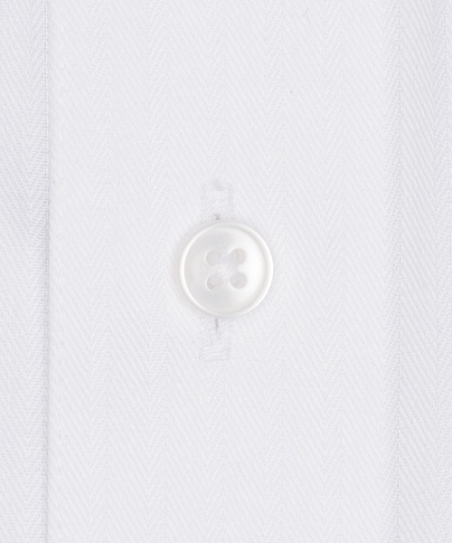 TOKYO SHIRTS(トウキョウシャツ)の「【超形態安定】 形態安定ノンアイロン ワイド 長袖ビジネスワイシャツ(ビジネスシャツ・メンズ・ホワイト・首回り37cm-裄丈84cm/首回り39cm-裄丈80cm/首回り39cm-裄丈84cm/首回り41cm-裄丈82cm/首回り41cm-裄丈86cm/首回り42cm-裄丈82cm/首回り42cm-裄丈86cm/首回り43cm-裄丈82cm/首回り43cm-裄丈86cm/首回り37cm-裄丈80cm)」の4枚目の写真