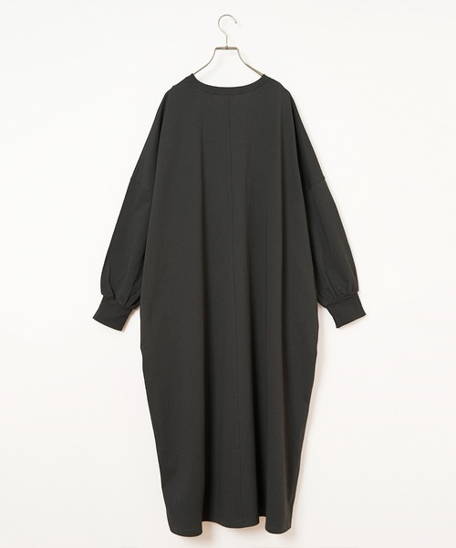 notch.（ノッチ）の「【notch. by KR 】キーネックビッグワンピース（ワンピース・レディース・ブラック/ダークグレー/ブルー・M/TM）」の4枚目の写真