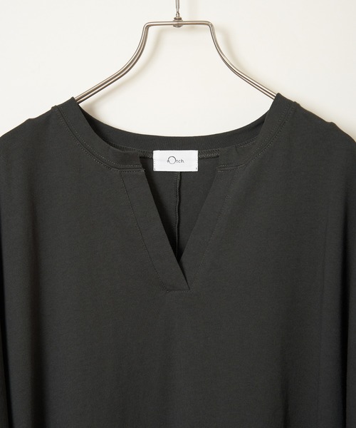 notch.（ノッチ）の「【notch. by KR 】キーネックビッグワンピース（ワンピース・レディース・ブラック/ダークグレー/ブルー・M/TM）」の6枚目の写真