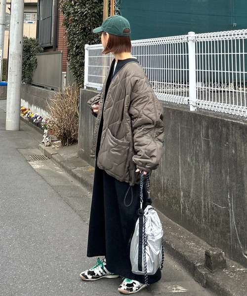 notch.（ノッチ）の「【notch. by KR 】キーネックビッグワンピース（ワンピース・レディース・ブラック/ダークグレー/ブルー・M/TM）」の18枚目の写真