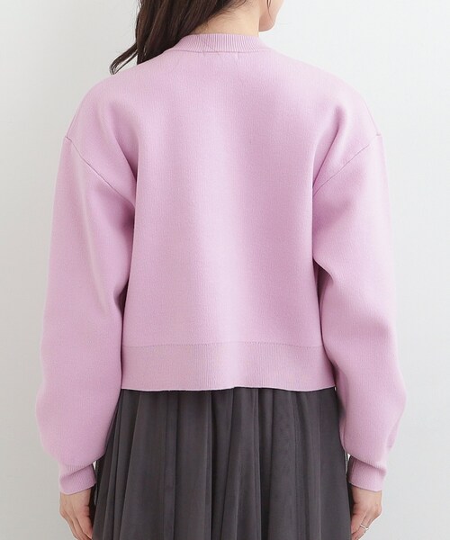 SHOO・LA・RUE（シューラルー）の「【洗濯機可/S-LL】金ボタンがアクセント ニットカーディガン（カーディガン/ボレロ・レディース・アイボリー/ネイビー/ベビーピンク・04/03/02/01）」の13枚目の写真