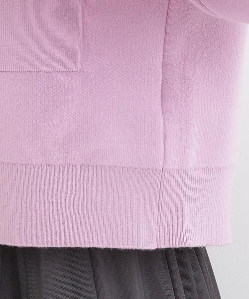 SHOO・LA・RUE（シューラルー）の「【洗濯機可/S-LL】金ボタンがアクセント ニットカーディガン（カーディガン/ボレロ・レディース・アイボリー/ネイビー/ベビーピンク・04/03/02/01）」の17枚目の写真