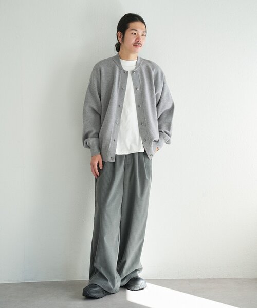Kastane(カスタネ)の「【一部店舗限定/ユニセックス】BM スウェットライクニットカーディガン(カーディガン/ボレロ・レディース・ネイビー/グレー/ブラック・FREE)」の17枚目の写真