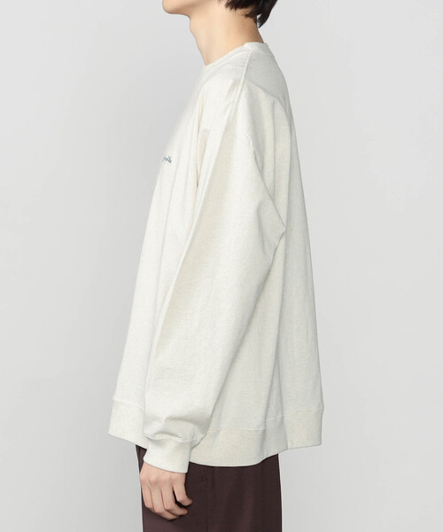 GYMPHLEX(ジムフレックス)の「Gymphlex | コットンジャージー クルーネック長袖Tシャツ MEN(Tシャツ/カットソー・メンズ・ダークネイビー/ホワイト系その他・L/M)」の9枚目の写真