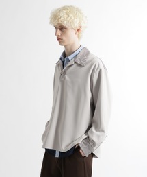 HARE | ジャガードチャイナスキッパーシャツ(HARE)(シャツ/ブラウス)