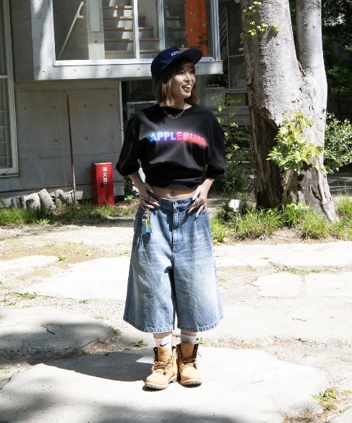 APPLEBUM(アップルバム)の「“Electric Retro" Logo T-shirt(Tシャツ/カットソー・メンズ・ブラック・MEDIUM/LARGE/X-LARGE/XX-LARGE)」の3枚目の写真