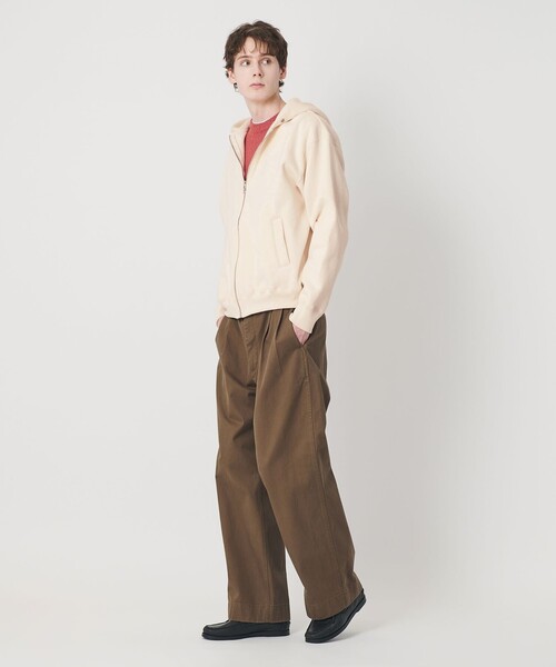 BEAUTY&YOUTH UNITED ARROWS(ビューティーアンドユースユナイテッドアローズ)の「ヘビー クラシック スウェット ジップ ジャケット(パーカー・メンズ・ライトピンク/ブラック・XL/S/L/M)」の11枚目の写真