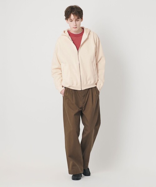 BEAUTY&YOUTH UNITED ARROWS(ビューティーアンドユースユナイテッドアローズ)の「ヘビー クラシック スウェット ジップ ジャケット(パーカー・メンズ・ライトピンク/ブラック・XL/S/L/M)」の12枚目の写真
