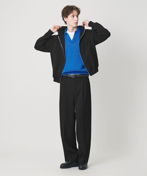 BEAUTY&YOUTH UNITED ARROWS(ビューティーアンドユースユナイテッドアローズ)の「ヘビー クラシック スウェット ジップ ジャケット(パーカー・メンズ・ライトピンク/ブラック・XL/S/L/M)」の14枚目の写真