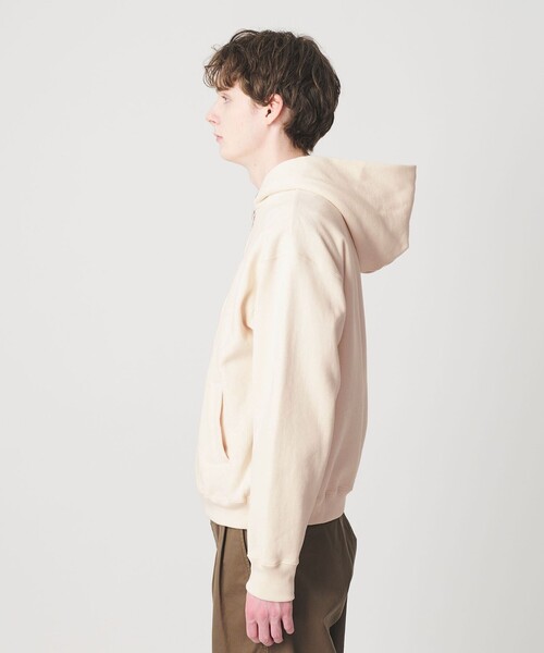 BEAUTY&YOUTH UNITED ARROWS(ビューティーアンドユースユナイテッドアローズ)の「ヘビー クラシック スウェット ジップ ジャケット(パーカー・メンズ・ライトピンク/ブラック・XL/S/L/M)」の16枚目の写真