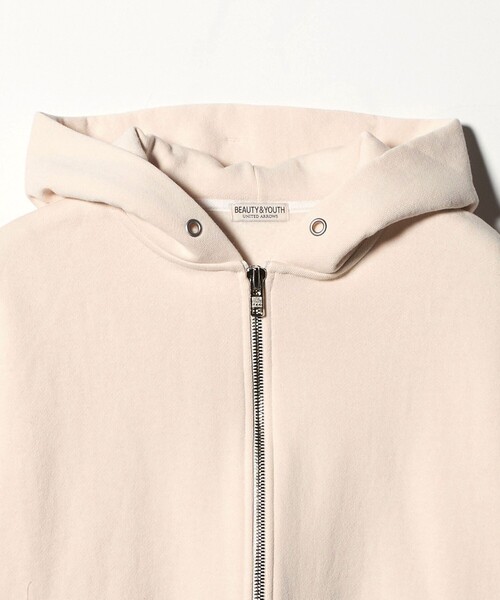 BEAUTY&YOUTH UNITED ARROWS(ビューティーアンドユースユナイテッドアローズ)の「ヘビー クラシック スウェット ジップ ジャケット(パーカー・メンズ・ライトピンク/ブラック・XL/S/L/M)」の20枚目の写真