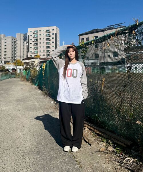 HAVISM（ヘビズム）の「RIVET BELTED SWEATPANTS(BLACK)（スウェットパンツ・レディース・その他・ONE SIZE）」の7枚目の写真