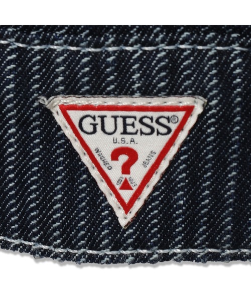 GUESS JEANS(ゲスジーンズ)の「GUESS JEANS Cropped Trucker Jacket アウター デニムジャケット(デニムジャケット・メンズ・ダークネイビー・SMALL/MEDIUM/LARGE/X-LARGE)」の6枚目の写真