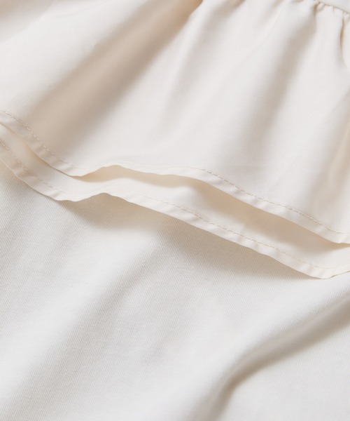 le cercle ADAM ET ROPE'(ルセルクルアダムエロペ)の「シアーフリルアシメコンビプルオーバー(Tシャツ/カットソー・レディース・ブラック/オフホワイト・FREE)」の22枚目の写真