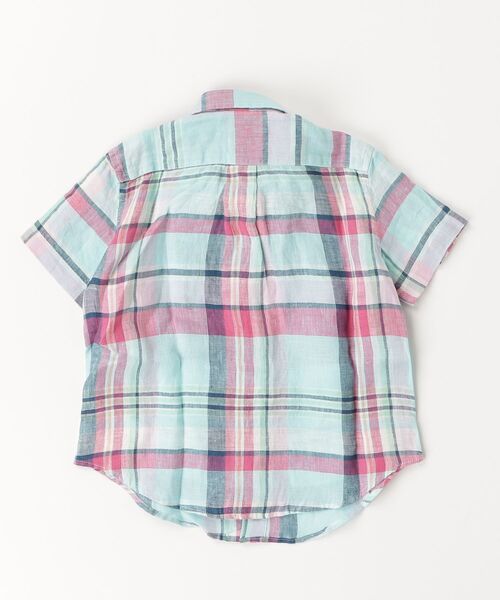 POLO RALPH LAUREN CHILDRENSWEAR(ポロ ラルフ ローレン チルドレンズウェア)の「チェック リネン シャツ(シャツ/ブラウス・キッズ・マルチ・3/7/6/4)」の4枚目の写真