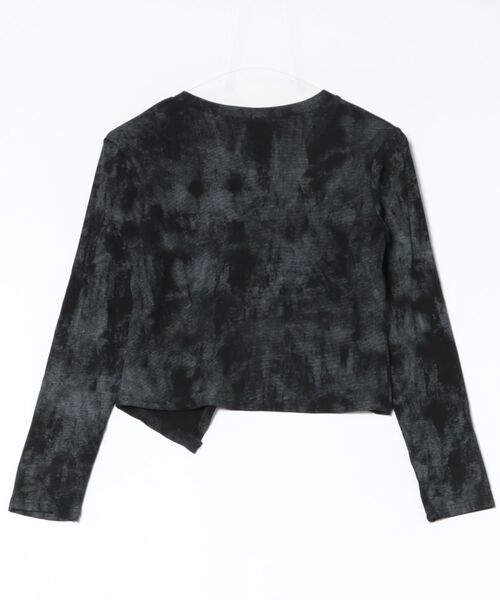 GORGE(ゴージ)の「《ムラ染め×アシンメトリー》カットソー/秋冬春/全3色(Tシャツ/カットソー・レディース・ブラック/ホワイト/グレー・F)」の17枚目の写真
