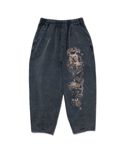 ScoLar（スカラー）の「ScoLar/スカラー　ヘビーウェイト 天竺パンツ（その他パンツ・レディース・ブラック/ピンク・FREE）」の3枚目の写真