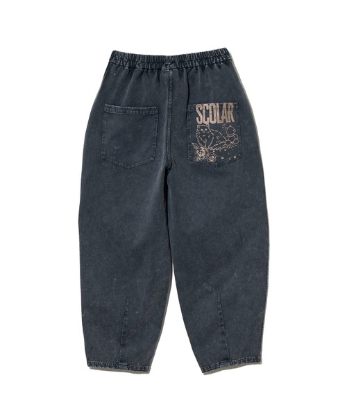 ScoLar（スカラー）の「ScoLar/スカラー　ヘビーウェイト 天竺パンツ（その他パンツ・レディース・ブラック/ピンク・FREE）」の4枚目の写真