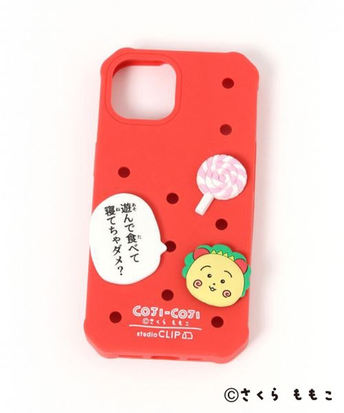 studio CLIP（スタディオクリップ）の「カスタムiPhoneケース[COJI‐COJIコラボ2026]（スマホケース/カバー・レディース・アイボリー/レッド・FREE）」の5枚目の写真