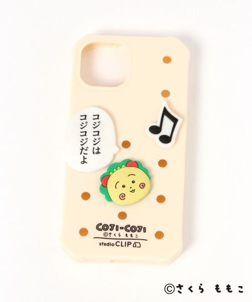 studio CLIP（スタディオクリップ）の「カスタムiPhoneケース[COJI‐COJIコラボ2026]（スマホケース/カバー・レディース・アイボリー/レッド・FREE）」の6枚目の写真