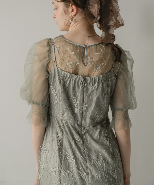 Dorry Doll(ドリードール)の「リーフレースセットドレス(ドレス・レディース・グレー/グリーン/ブラウン・MEDIUM)」の19枚目の写真