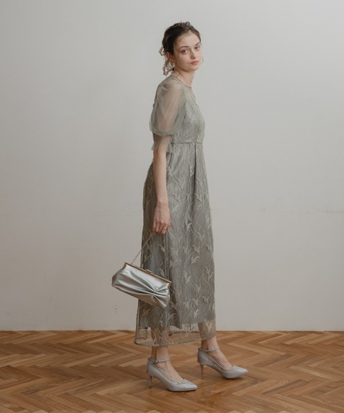 Dorry Doll(ドリードール)の「リーフレースセットドレス(ドレス・レディース・グレー/グリーン/ブラウン・MEDIUM)」の18枚目の写真