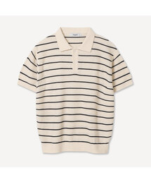 POLYGRAM（ポリグラム）の「テクスチャーストライプカラー半袖ニット - 3COLOR（ポロシャツ）」