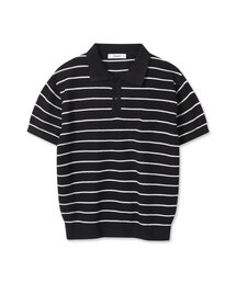 POLYGRAM（ポリグラム）の「テクスチャーストライプカラー半袖ニット - 3COLOR（ポロシャツ）」