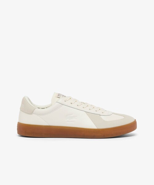 LACOSTE(ラコステ)の「メンズ BASESHOT PRO 1262APAC SMA スムースレザースニーカー(スニーカー・メンズ・オフホワイト・28.0cm/27.0cm/26.0cm/26.5cm/25.5cm/25.0cm/28.5cm)」の2枚目の写真
