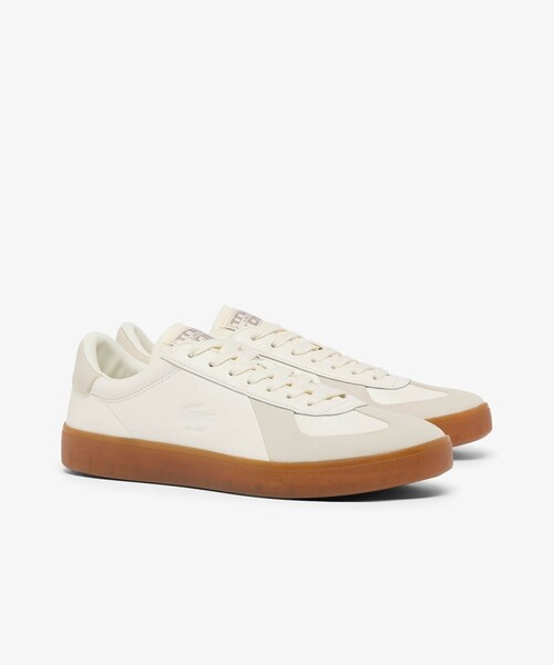 LACOSTE(ラコステ)の「メンズ BASESHOT PRO 1262APAC SMA スムースレザースニーカー(スニーカー・メンズ・オフホワイト・28.0cm/27.0cm/26.0cm/26.5cm/25.5cm/25.0cm/28.5cm)」の3枚目の写真