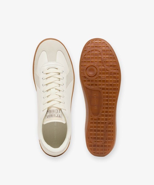 LACOSTE(ラコステ)の「メンズ BASESHOT PRO 1262APAC SMA スムースレザースニーカー(スニーカー・メンズ・オフホワイト・28.0cm/27.0cm/26.0cm/26.5cm/25.5cm/25.0cm/28.5cm)」の5枚目の写真