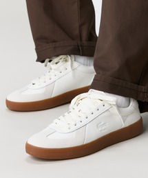 LACOSTE | メンズ BASESHOT PRO 1262APAC SMA スムースレザースニーカー(スニーカー)
