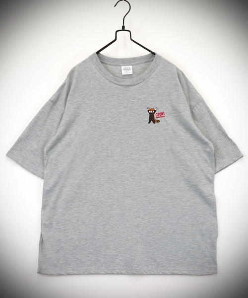 Burner(バーナー)の「【GROOVY STORE】WIDE Crew Neck T-Shirt ワンポイントロゴ刺繍(Tシャツ/カットソー・メンズ・ホワイト系その他2/イエロー系その他/ブラック/ミント/スミクロ/ダークネイビー/ブラック系3/ホワイト系その他/ホワイト/ダークグリーン/杢グレー/ブラック系2・L/M/LL)」の9枚目の写真